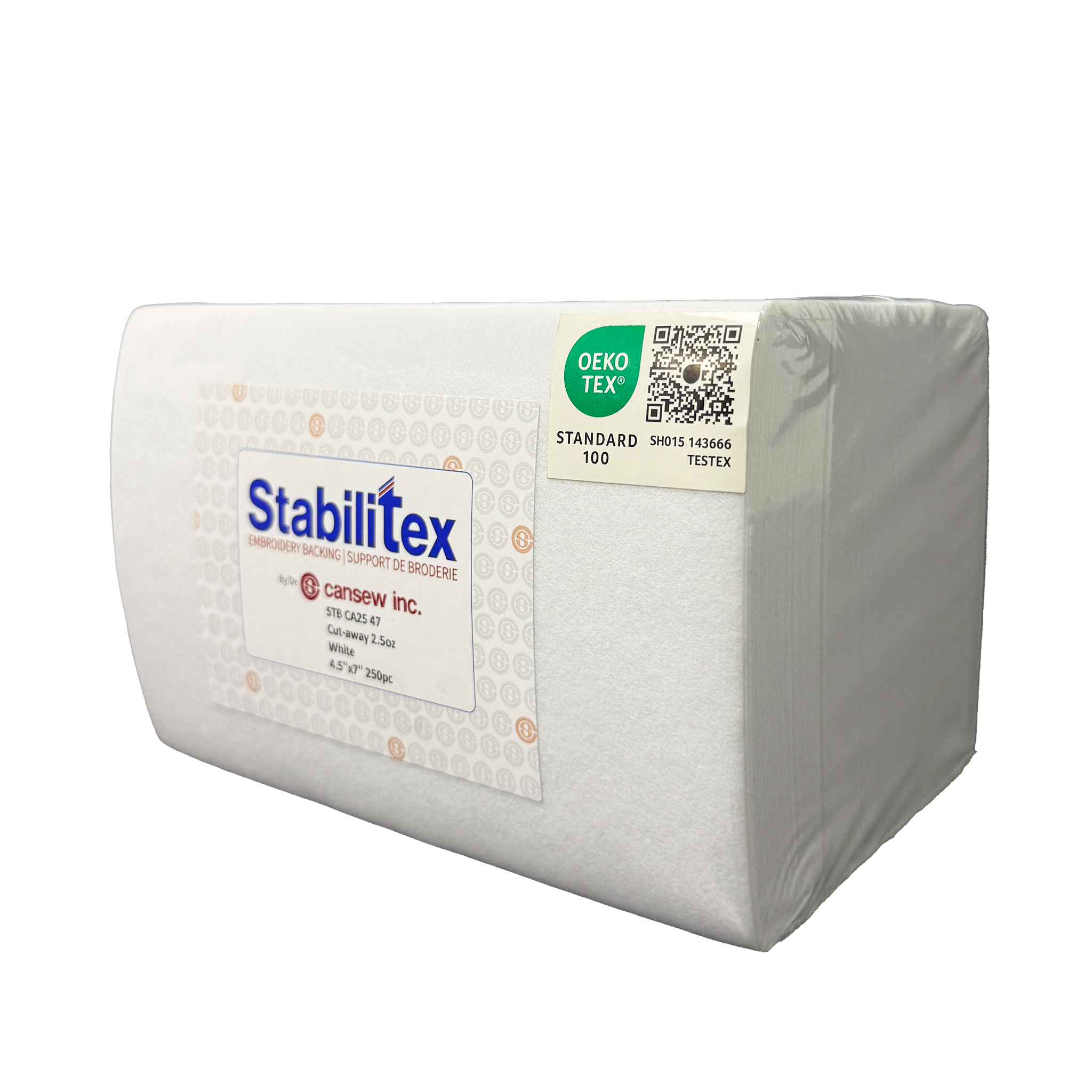Stabilitex CA25 4,5 po x 7 po Pré-découpe 2,5 oz à découper