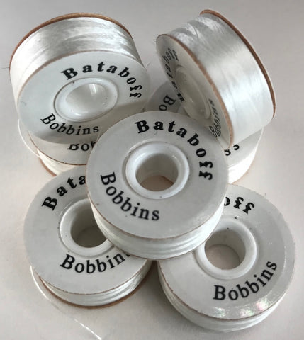 Picture of PAPERSIDED WHITE BATABOFF PRE-WOUND EMBROIDERY BOBBINS "L"