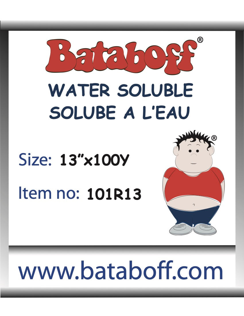 ROULEAU HYDROSOLUBLE 13"x100Y - 101R13