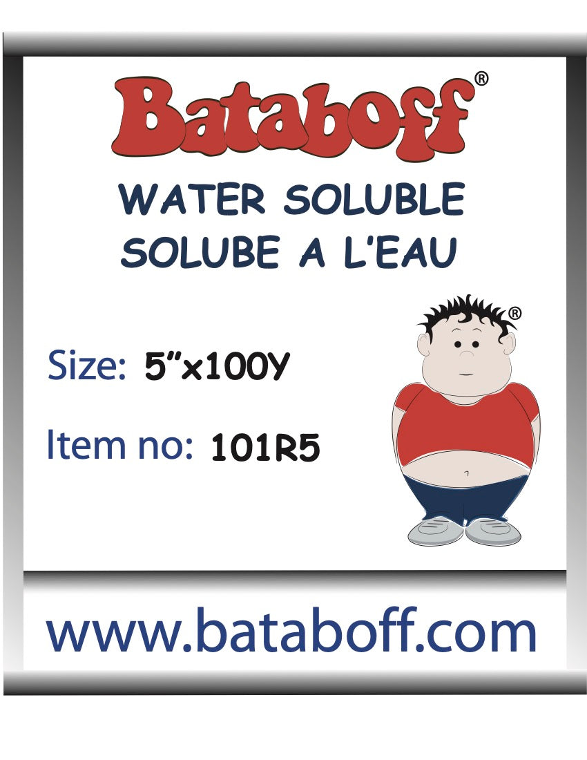 ROULEAU HYDROSOLUBLE 5"x100Y - 101R5