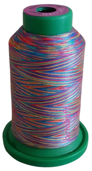 9916 MULTICOLORE ISACORD CÔNE DE 1000 MÈTRES