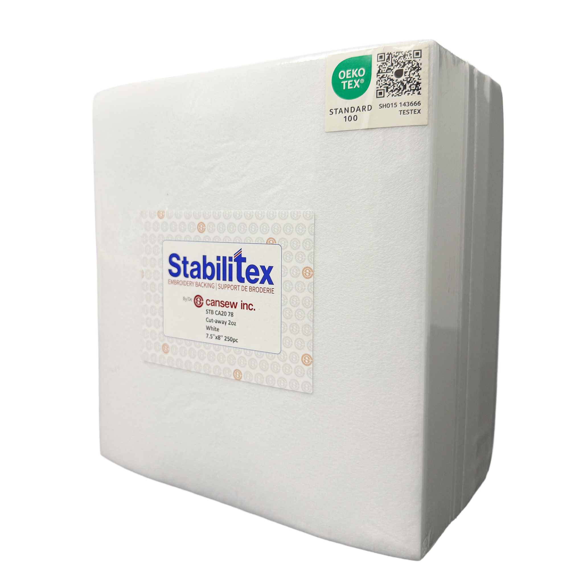 Stabilitex CA20 7,5 po x 8 po Pré-découpe 2,0 oz à découper 