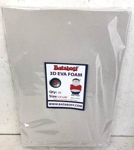 Picture of 3D FOAM 3mm 12"x18" WHITE PKG OF 10