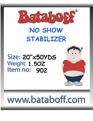 NO SHOW STABILIZER 1.5OZ 20"x50YDS