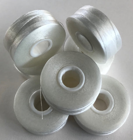 Picture of SIDELESS WHITE BATABOFF PRE-WOUND EMBROIDERY BOBBINS "L"