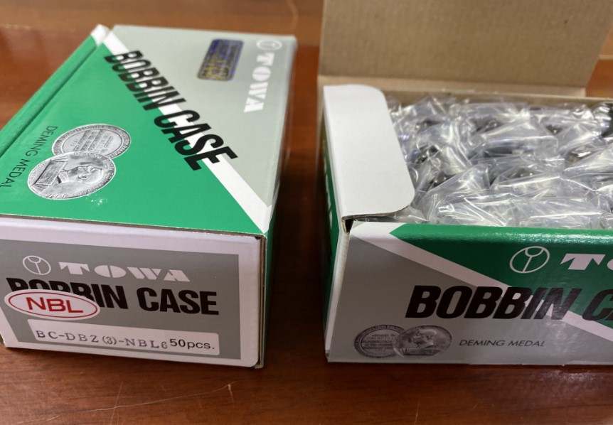 TOWA  BOBBIN CASE "L" STYLE  PER BOX (50 pieces).